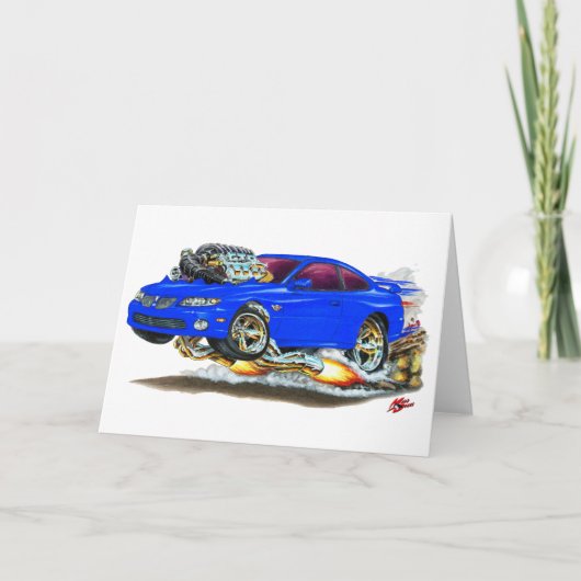 2004-06 GTO Blue Car Kaart (Voorkant)