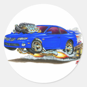 2004-06 GTO Blue Car Ronde Sticker