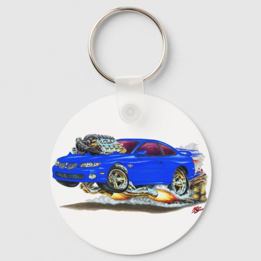 2004-06 GTO Blue Car Sleutelhanger (Voorkant)