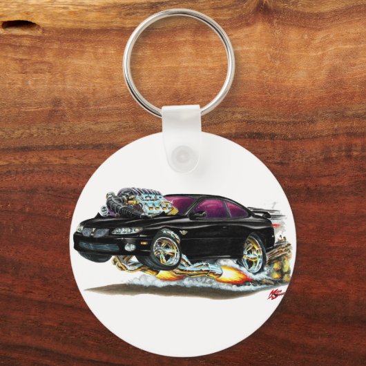 2004-06 GTO zwarte auto Sleutelhanger (Voorkant)