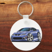 2004-06 Pontiac GTO Blue/Grey Car Sleutelhanger (Voorkant)