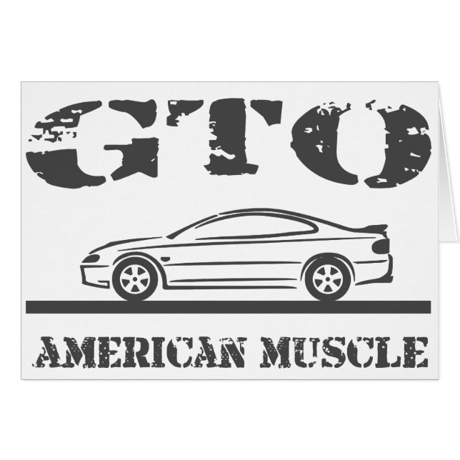2004-2006 GTO American Muscle Car (Voorkant Horizontaal)