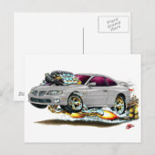 2004-2006 GTO grijze auto Briefkaart (Voorkant / Achterkant)