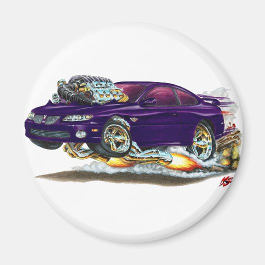 2004-2006 GTO Paarse auto Magneet (Voorkant)