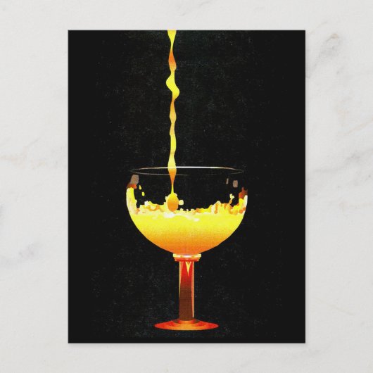 2004 Computer Drawing Pil Oranje Juice Briefkaart (Voorkant)