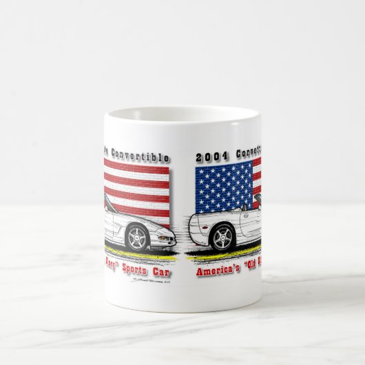 2004 Corvette Convertible Coffee Mok (Center)