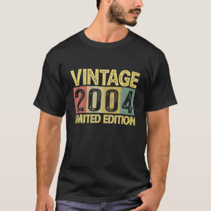 2004 dag 18 jaar oud grappigheids 18e verjaardag t-shirt