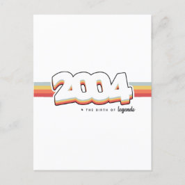 2004 De geboorte van legendes Briefkaart