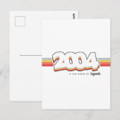 2004 De geboorte van legendes Briefkaart (Voorkant / Achterkant)