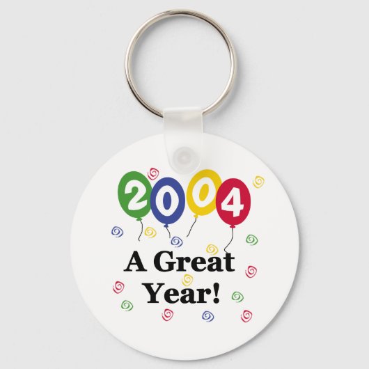 2004: een grote jaardag sleutelhanger (Voorkant)