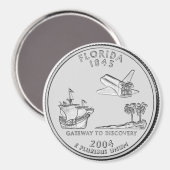 2004 Florida State Quarter magneet (Voorkant / Achterkant)