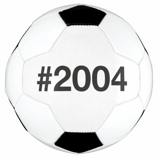 2004 Hashtag 21 Verjaardag Jubileum Voetbal (Voorkant)