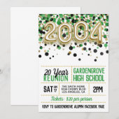 2004 High School College Reunion Uitnodiging (Voorkant / Achterkant)