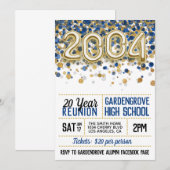 2004 High School College Reunion Uitnodiging (Voorkant / Achterkant)