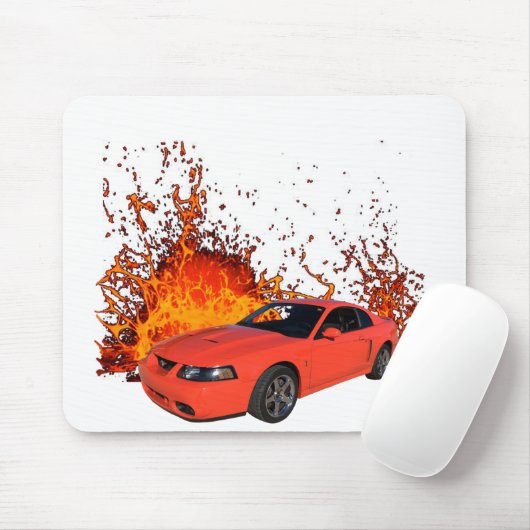 2004 Mustang SVT in onze lavaserijen Muismat (Met muis)