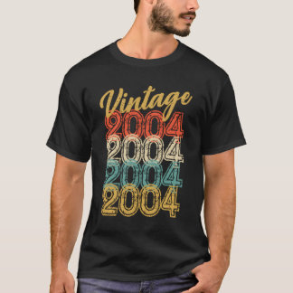 2004 Vintage Vervallen 80'er Retro 15e Verjaardag T-shirt