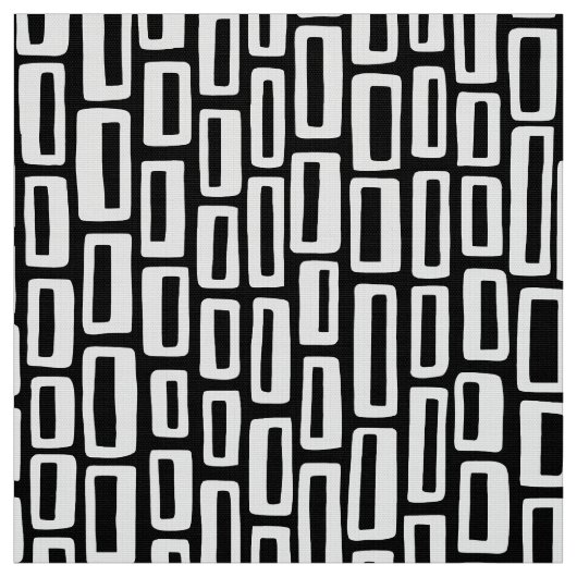 200515 - White on Black Stof (Swatch)