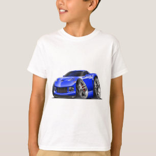 2005-09 Corvette Blue Car T-shirt