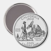 2005 California State Quarter magneet (Voorkant / Achterkant)
