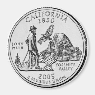 2005 California State Quarter magneet