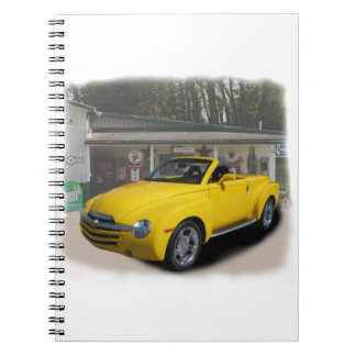 2005 Chevy SSR in onze reeks tankstations Notitieboek