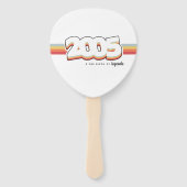 2005 De geboorte van legenden Handwaaier (Achterkant)