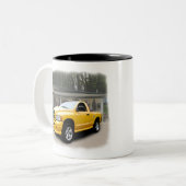 2005 Dodge Ram Rumble Bee Tweekleurige Koffiemok (Voorkant links)