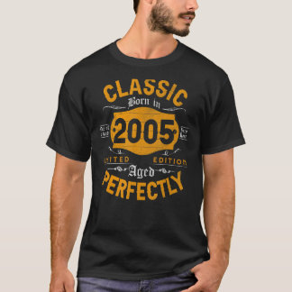  2005 geboren in 2005 18e verjaardag 18 jaar O T-shirt