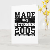 2005  Gezegde van Birthday oktober Kaart (Gele Bloem)