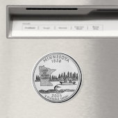 2005 Minnesota State Quarter magneet (Insitu (Vaatwasser))