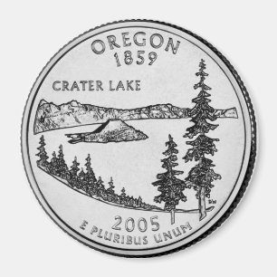 2005 Oregon State Quarter magneet