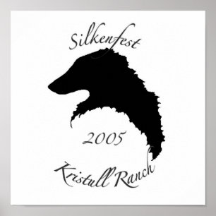 2005 Silkenfest-logo, poster/afdruk Poster