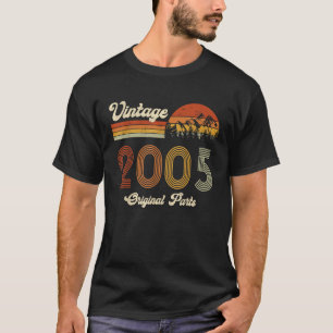  2005 verjaardagscadeau voor vrouwen Retro Outdoor T-shirt