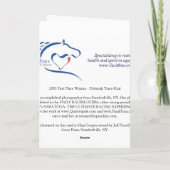 2005 Winnaar van de Plaats van de Foto van de Feestdagen Kaart (Achterkant)