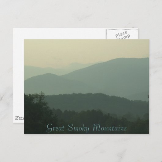 2006_0911mountains0004, Great Smoky Mountains Briefkaart (Voorkant / Achterkant)
