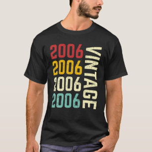 2006 15e verjaardag 15 jaar oude retroscoopklasse t-shirt