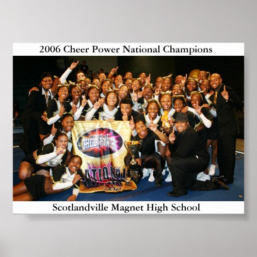2006 Cheer Power National Champions Poster (Voorkant)