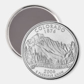 2006 Colorado State Quarter magneet (Voorkant / Achterkant)