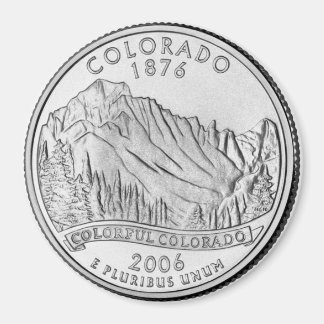 2006 Colorado State Quarter magneet