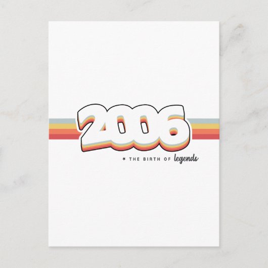 2006 De geboorte van legenden Briefkaart (Voorkant)
