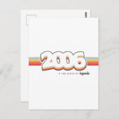 2006 De geboorte van legendes Briefkaart (Voorkant / Achterkant)