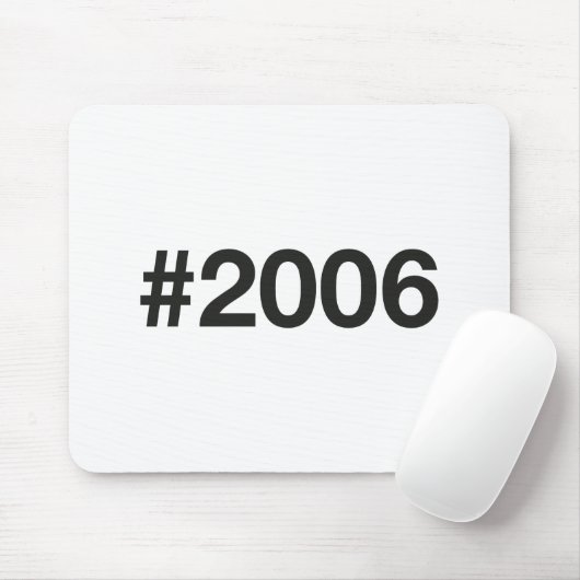 2006 Hashtag 19 Verjaardag Jubileum Muismat (Met muis)
