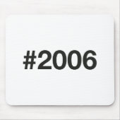 2006 Hashtag 19 Verjaardag Jubileum Muismat (Voorkant)