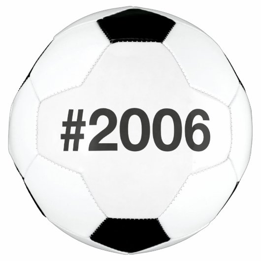 2006 Hashtag 19 Verjaardag Jubileum Voetbal (Voorkant)