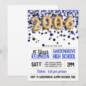 2006 High School College Reünie Kaart (Voorkant / Achterkant)