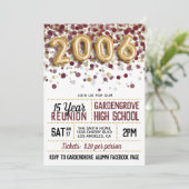 2006 High School College Reünie Kaart (Staand voorkant)