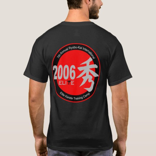 2006 JKR Elite Karate Training Camp Shirt - Donker (Achterkant)