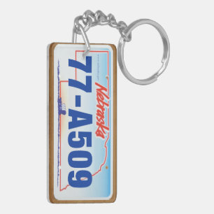 2006 Nebraska Licence Bord Sleutelhanger #2