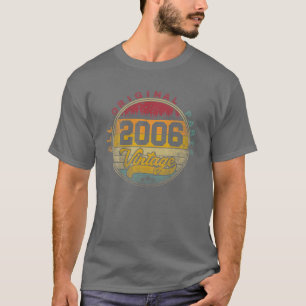 2006 Retro 15e verjaardag cadeau 15 jaar oud T-shirt