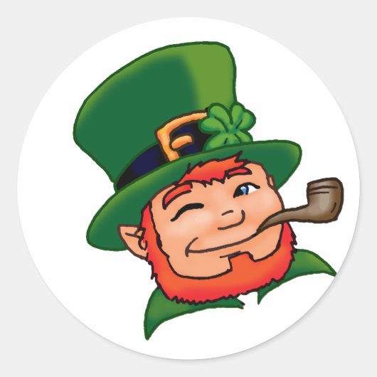 2007-05-22-leprechaun ronde sticker (Voorkant)